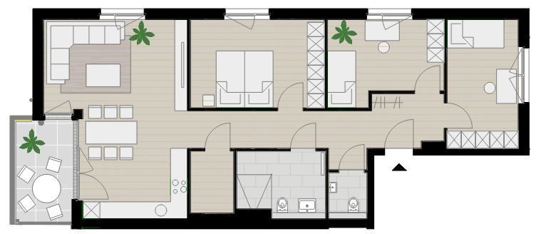 Grundriss grundriss wohnung a5 A5 Park 47