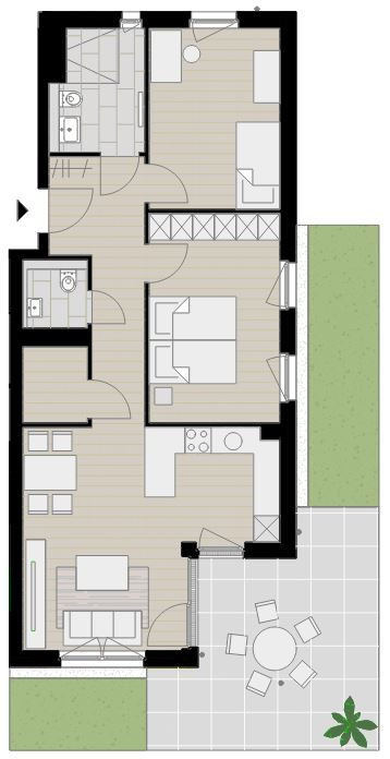 Grundriss grundriss wohnung c3 C3 Park 47