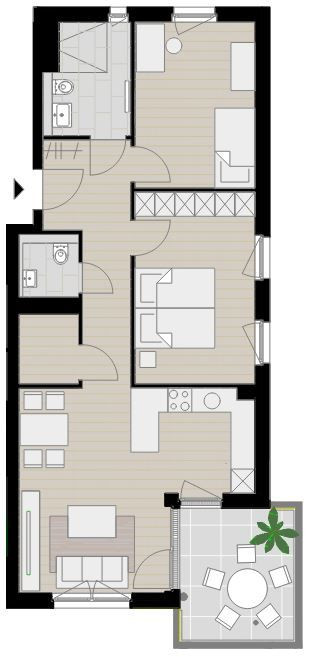 Grundriss grundriss wohnung c6 C6 Park 47