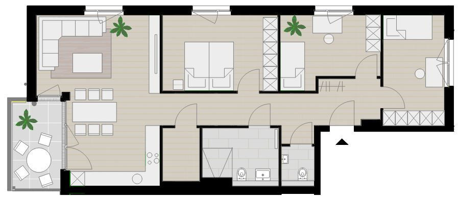 Grundriss grundriss wohnung a3 A3 Park 47