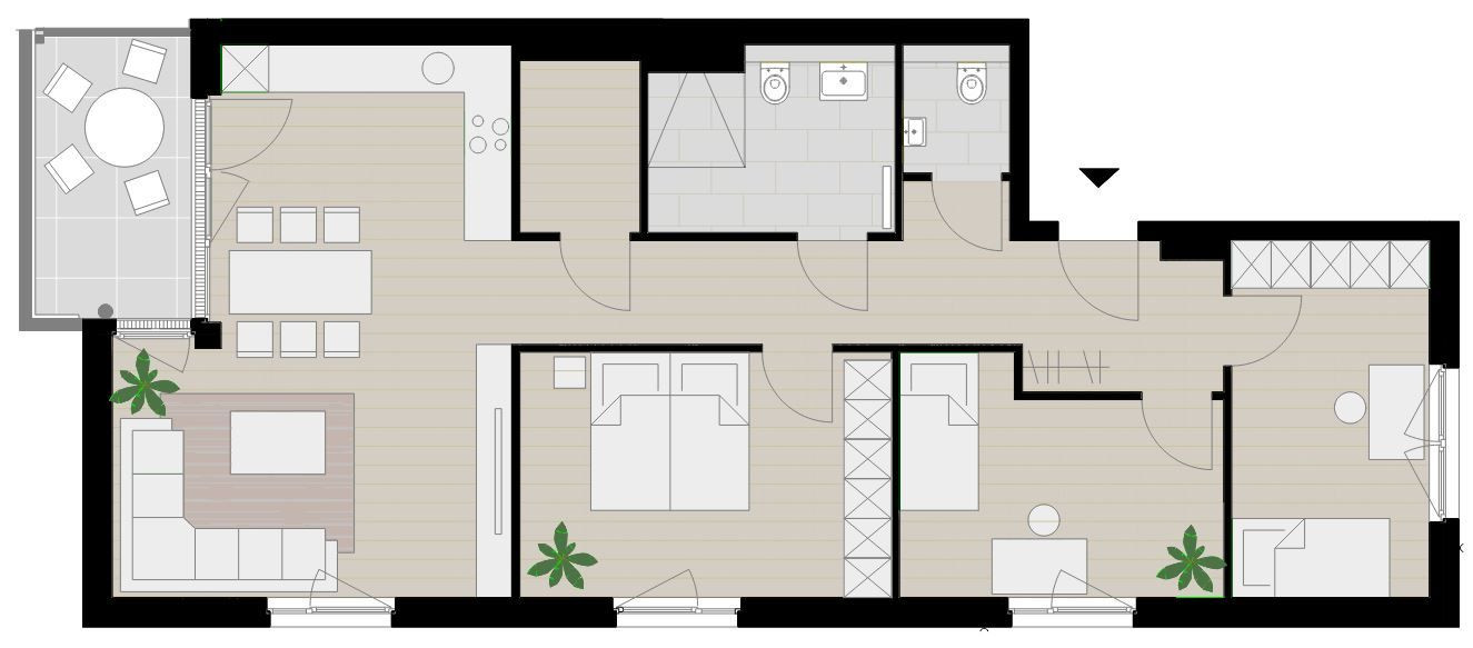 Grundriss grundriss wohnung a6 A6 Park 47