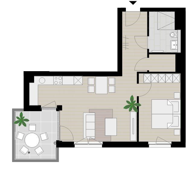 Grundriss grundriss wohnung b5 B5 Park 47