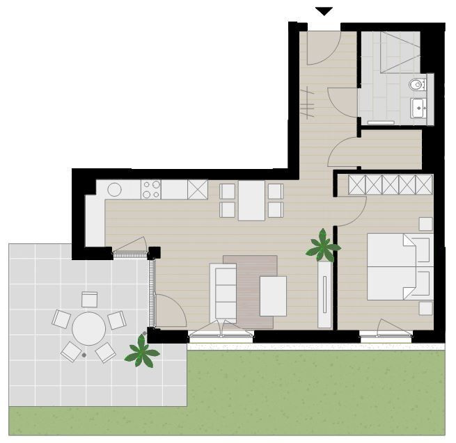Grundriss grundriss wohnung b2 B2 Park 47