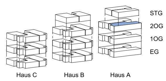 Grundriss lage wohnung a6 A6 Park 47